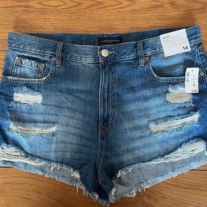 Aero Vintage High Rise Shorty Jean Shorts Women’s Sz 14 NWT